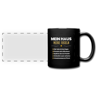 Einzug Tasse - Geschenk zum Einzug Hausregeln
