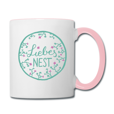 Einzug Tasse - Liebesnest | mit Name bedrucken | Einzug, Hochzeit