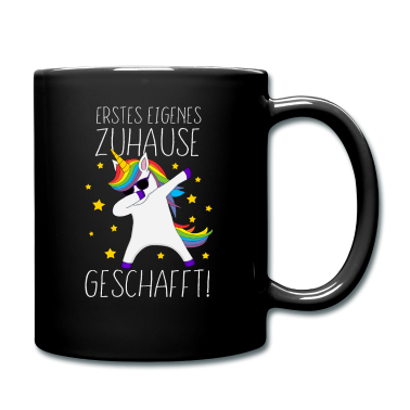 Einzug Tasse - Einzug Bauherrin eigene Wohnung Damen Einhorn