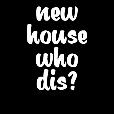 Motiv Haus Einweihung Einzug Umzug Geschenk Immobilie