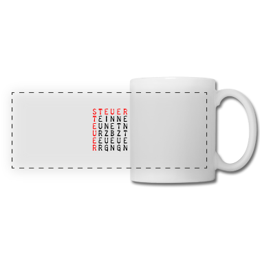 Einzug Tasse - Steuer Politik Rätsel Teuer Einzug Renten Entzug