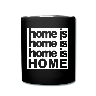 Einzug Tasse - Home is home Geschenk Umzug Einzug Heimat Zuhause