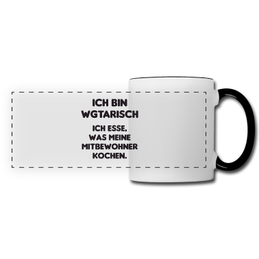 Einzug Tasse - WG Vegetarisch Mitbewohner Geschenkidee Kochen