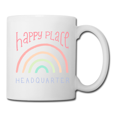 Einzug Tasse - Happy Place Headquarter