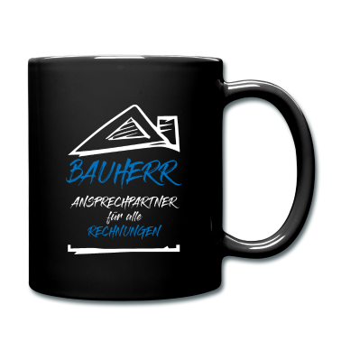 Einzug Tasse - Hausbau Bauherr Ansprechpartner Rechnungen Spruch