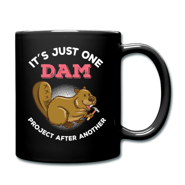 Einzug Tasse - It's just one dam project Häuser Hausbau Geschenk