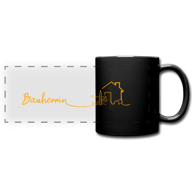 Einzug Tasse - Bauherrin vom Einfamilienhaus