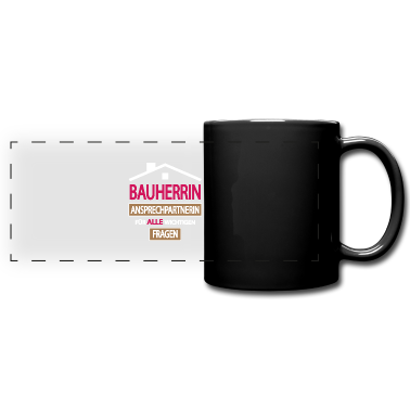 Einzug Tasse - Bauherrin Fragen Bau Handwerker Zuhause Geschenk