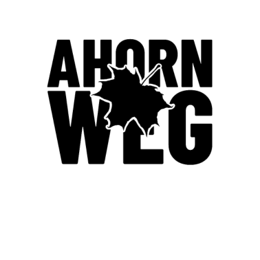 Motiv Ahornweg Straßennamen Shirt für Anwohner