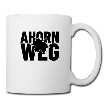 Einzug Tasse - Ahornweg Straßennamen Shirt für Anwohner