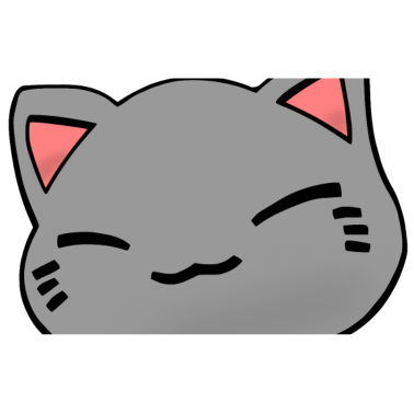 Motiv Nemuri Neko, Schlafende Katze, grau