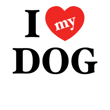 Motiv I Love my Dog Shirt Hundebesitzer