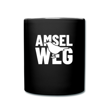 Einzug Tasse - Amselweg Geschenk Straßennamen Shirt für Anwohner