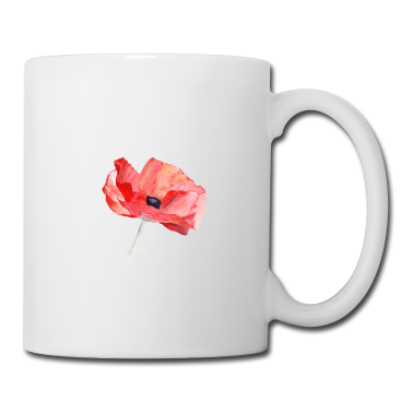 Einzug Tasse - Mohn – ein Bote des Sommers