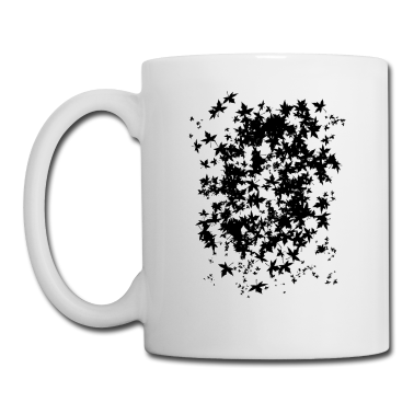 Einzug Tasse - Blätter
