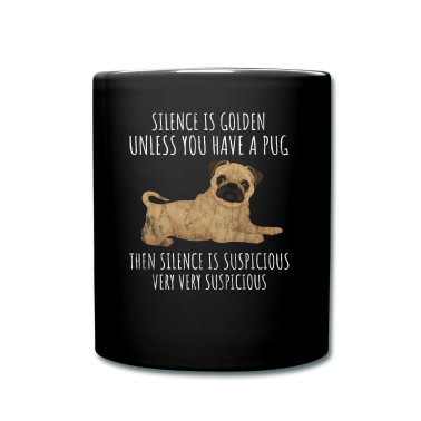 Einzug Tasse - Mops - lustiger Spruch für Mops-Besitzer