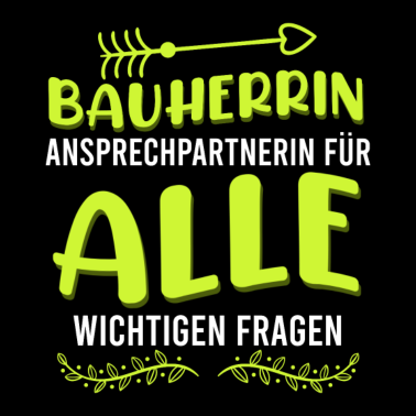 Motiv Bauherrin Ansprechpartnerin für wichtige Fragen