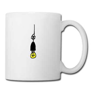 Einzug Tasse - Glühbirne Fassung Geschenk