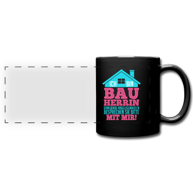 Einzug Tasse - Bauherrin Spruch zum Eigenheim Hausbau Haus bauen