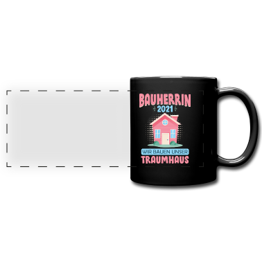 Einzug Tasse - Bauherrin 2021 Frauen Geschenk zum Eigenheim