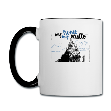 Einzug Tasse - My home is my castle - Bauherr - Richtfest