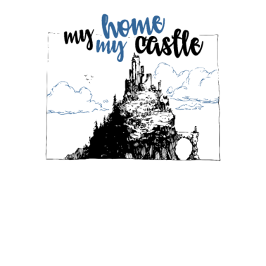 Motiv My home is my castle - Bauherr - Richtfest