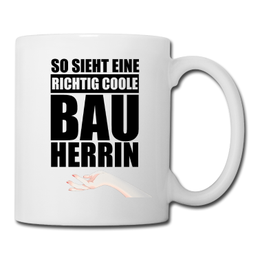Einzug Tasse - Coole Bauherrin t-shirt | Partnershirt Familie