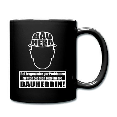 Einzug Tasse - Bauherr Bauherrin Baustelle Eigenheim