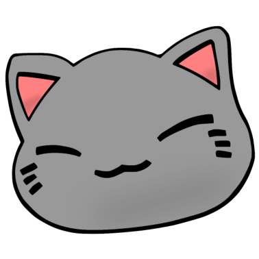 Motiv Nemuri Neko, Schlafende Katze, grau