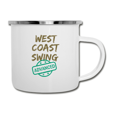 Einzug Emaille Tasse - West Coast Swing Advanced Jack and Jill WCS