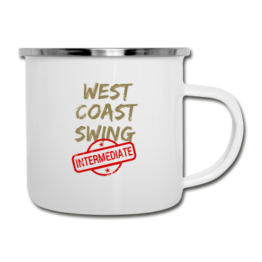 Einzug Emaille Tasse - West Coast Swing Intermediate Jack and Jill WCS