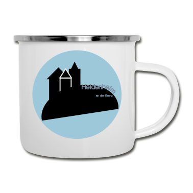Einzug Emaille Tasse - Heidenheim an der Brenz Schlossberg