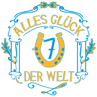 Motiv GLÜCKSBRINGER - Alles Glück der Welt | gelb-blau