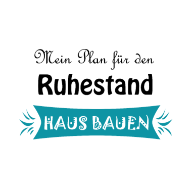 Motiv Hausbauen blau