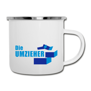 Einzug Emaille Tasse - Umzugsteam 