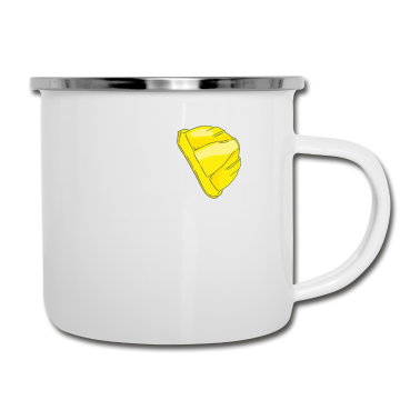 Einzug Emaille Tasse - Bauherr 2021 Keine Zeit muss Baustelle Richtfest