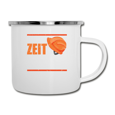 Einzug Emaille Tasse - Bauherr 2021 Keine Zeit muss Baustelle Richtfest