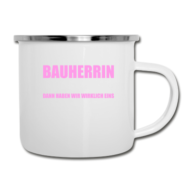 Einzug Emaille Tasse - Bauherrin Kann mein Mann das Problem nicht lösen