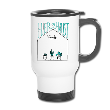 Einzug Thermobecher - Haus | Familie | Name personalisiert | Einzug