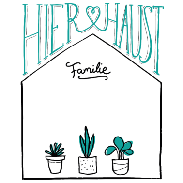 Motiv Haus | Familie | Name personalisiert | Einzug