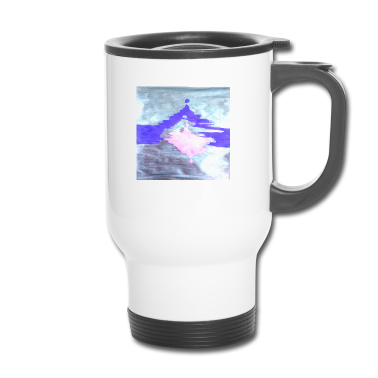 Einzug Thermobecher - Abstrakte Kunst, Poster, Keilrahmen,Geschenk