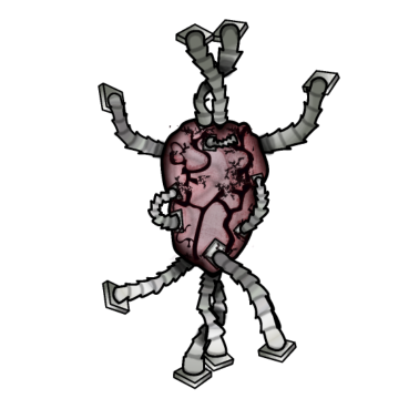 Motiv Herz-Maschine | Zukunft, Roboter & Biotechnologie