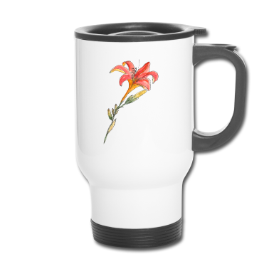 Einzug Thermobecher - Lilie