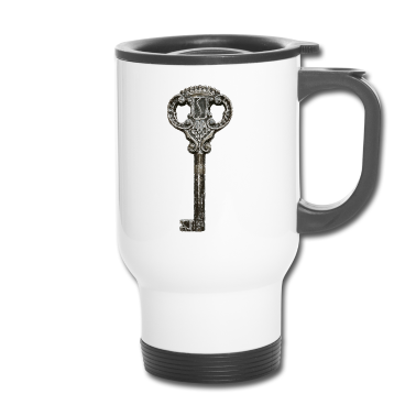 Einzug Thermobecher - Antik Vintage Retro Schlüssel Deko Design