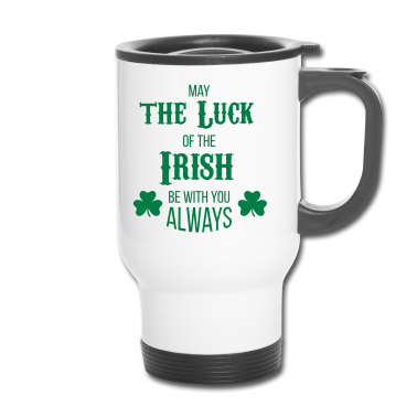Einzug Thermobecher - Luck of the Irish - Geschenk