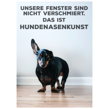 Motiv Witziger Hundespruch