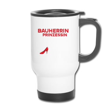 Einzug Thermobecher - Bauherrin 2021 und Prinzessin Bauherren Richtfest