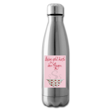 Einzug Trinkflasche - poster liebe geht durch den magen e 235