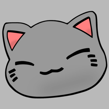 Motiv Nemuri Neko, Schlafende Katze, grau