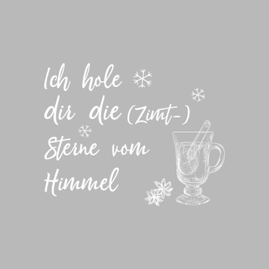 Motiv Ich hole dir die (Zimt-) Sterne vom Himmel